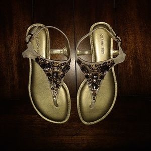 Gianni Bini Gold Sandals